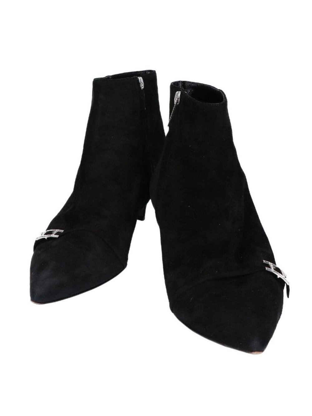 Hermes Crystal Suede Short Boots
